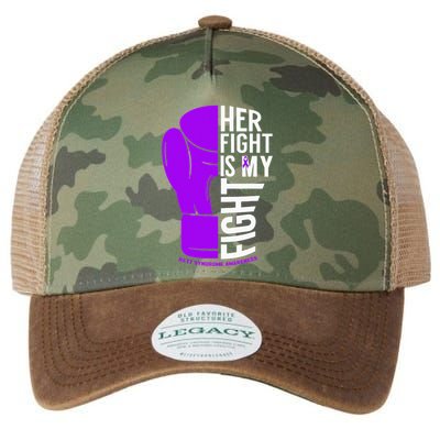 Her Fight Is My Fight Rett Syndrome Awareness Legacy Tie Dye Trucker Hat