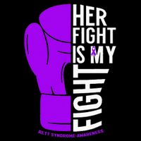Her Fight Is My Fight Rett Syndrome Awareness Cooling Performance Crew T-Shirt