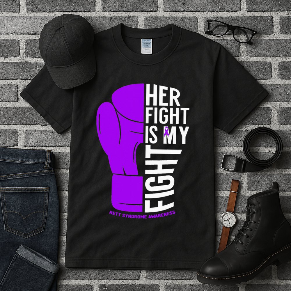 Her Fight Is My Fight Rett Syndrome Awareness Tall T-Shirt