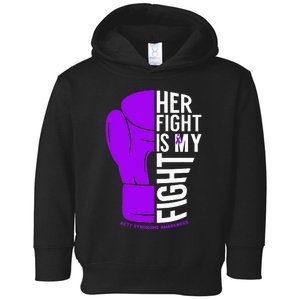 Her Fight Is My Fight Rett Syndrome Awareness Toddler Hoodie