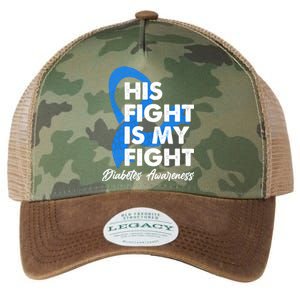 His Fight Is My Fight Diabetes Awareness Legacy Tie Dye Trucker Hat