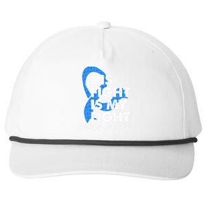 His Fight Is My Fight Diabetes Awareness Snapback Five-Panel Rope Hat