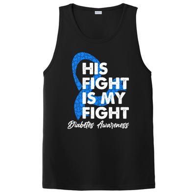 His Fight Is My Fight Diabetes Awareness PosiCharge Competitor Tank