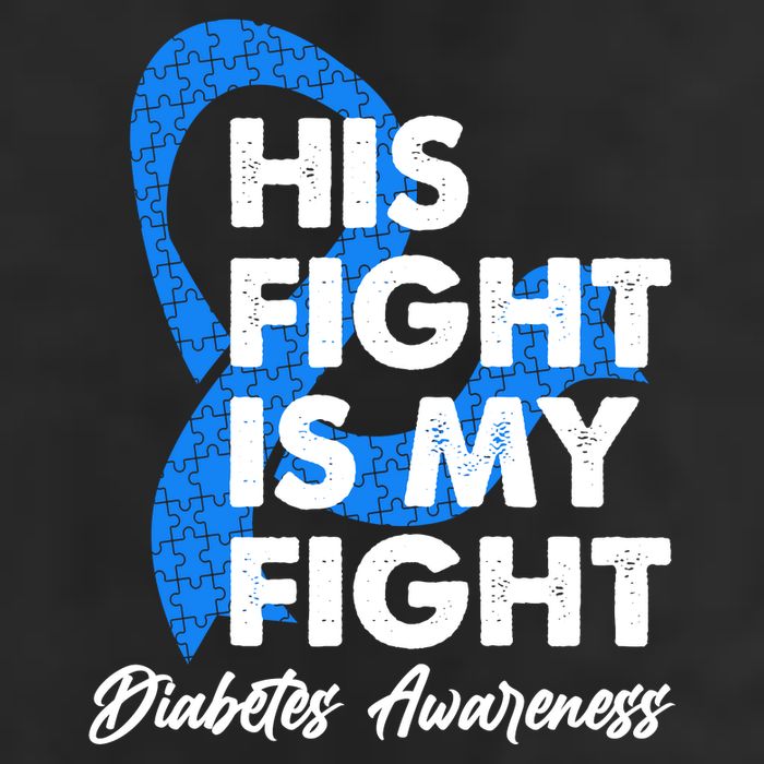His Fight Is My Fight Diabetes Awareness Trucker Hat
