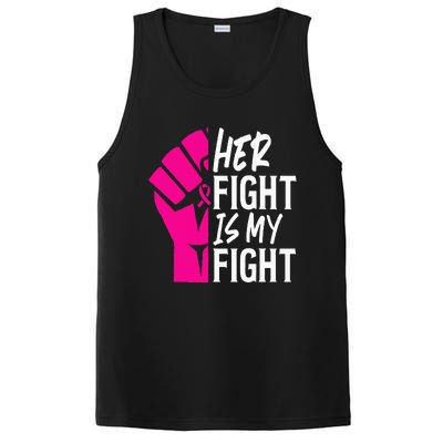 Her Fight Is My Fight Breast Cancer Awareness Family Support PosiCharge Competitor Tank