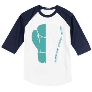 Her Fight Is My Fight Sexual Assault Awareness Boxing Glove Cute Gift Baseball Sleeve Shirt