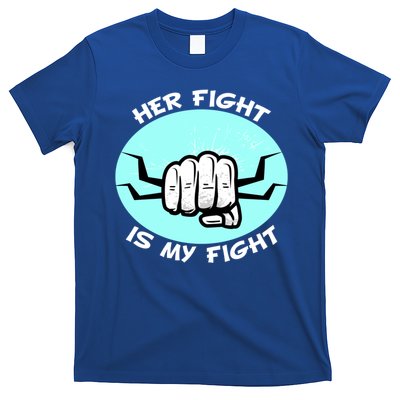 Her Fight Is My Fight Sexual Assault Awareness Month April Gift T-Shirt