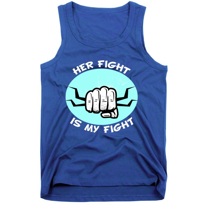 Her Fight Is My Fight Sexual Assault Awareness Month April Gift Tank Top