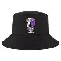 Her Fight Is My Fight Systemic Lupus Erythematosus Purple Cool Comfort Performance Bucket Hat