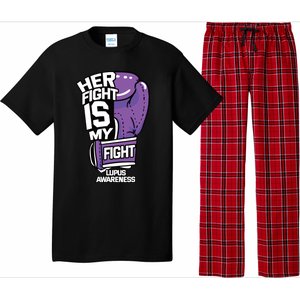 Her Fight Is My Fight Systemic Lupus Erythematosus Purple Pajama Set