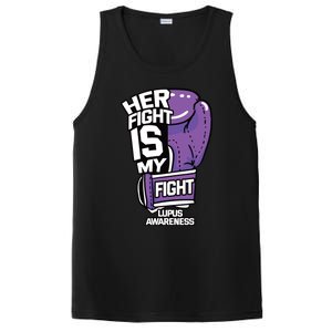 Her Fight Is My Fight Systemic Lupus Erythematosus Purple PosiCharge Competitor Tank