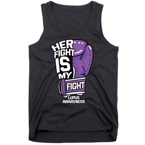 Her Fight Is My Fight Systemic Lupus Erythematosus Purple Tank Top