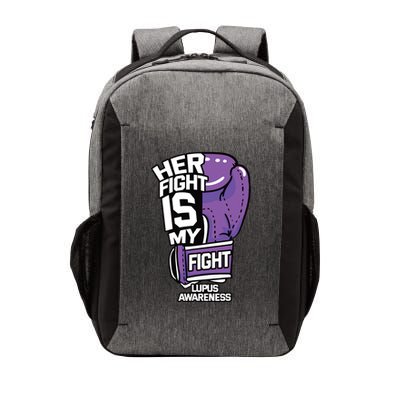 Her Fight Is My Fight Systemic Lupus Erythematosus Purple Vector Backpack