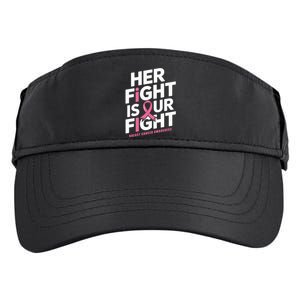 Her Fight Is Our Fight Breast Cancer Awareness Adult Drive Performance Visor