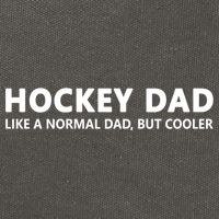Hockey Father Ice Hockey Dad Gift Cotton Canvas Backpack