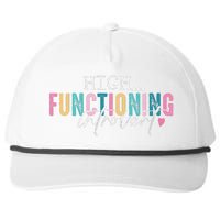 High Functioning Introvert Funny Humor Sarcastic Quote Snapback Five-Panel Rope Hat