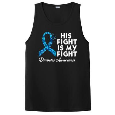 His Fight Is My Fight Diabetes Awareness PosiCharge Competitor Tank