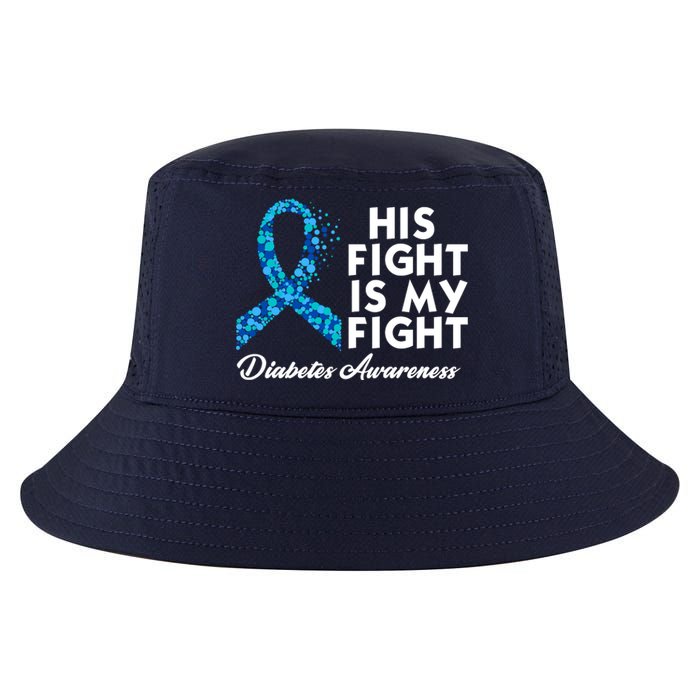 His Fight Is My Fight Diabetes Awareness Cool Comfort Performance Bucket Hat