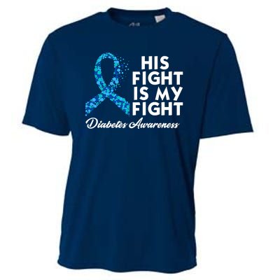 His Fight Is My Fight Diabetes Awareness Cooling Performance Crew T-Shirt