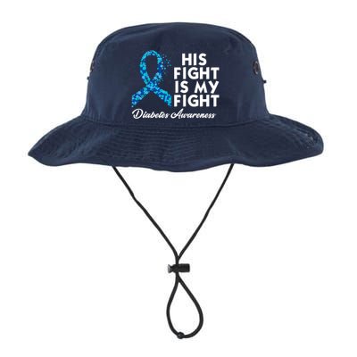 His Fight Is My Fight Diabetes Awareness Legacy Cool Fit Booney Bucket Hat