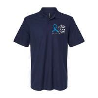 His Fight Is My Fight Diabetes Awareness Softstyle Adult Sport Polo