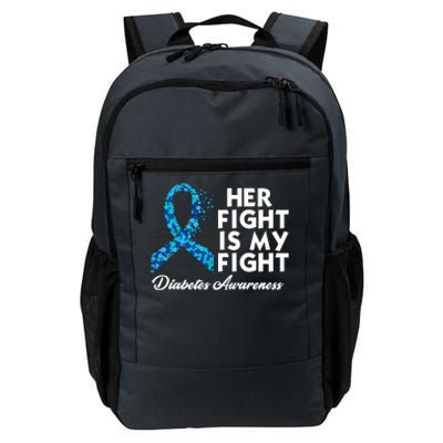 Her Fight Is My Fight Diabetes Awareness Daily Commute Backpack