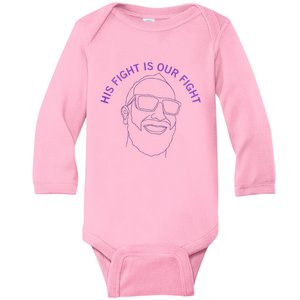 His Fight Is Ours Baby Long Sleeve Bodysuit