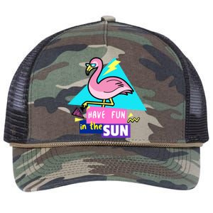 Have Fun In The Sun Gift Retro Rope Trucker Hat Cap