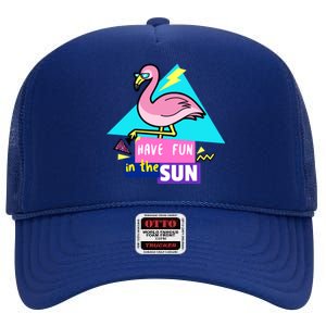 Have Fun In The Sun Gift High Crown Mesh Back Trucker Hat