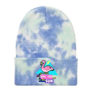 Have Fun In The Sun Gift Tie Dye 12in Knit Beanie