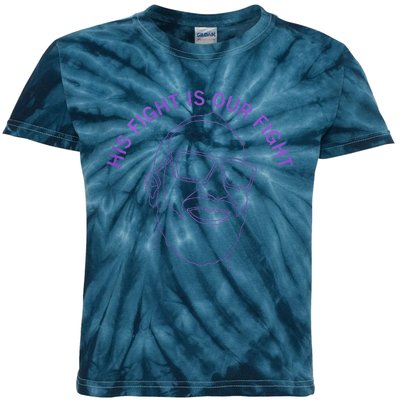 His Fight Is Ours Kids Tie-Dye T-Shirt