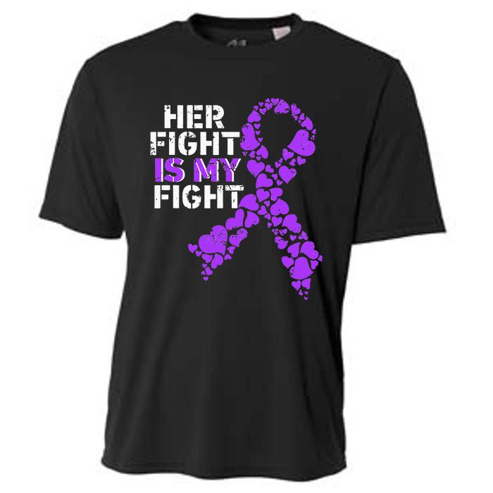 Her Fight is My Fight Pancreatic Cancer Awareness November Cooling Performance Crew T-Shirt