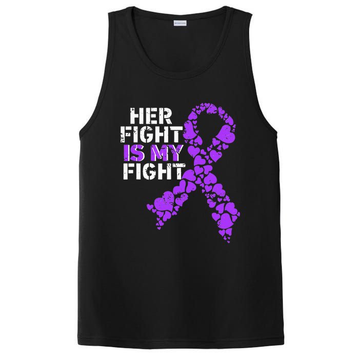 Her Fight is My Fight Pancreatic Cancer Awareness November PosiCharge Competitor Tank