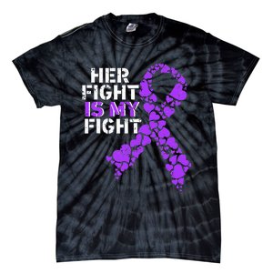 Her Fight is My Fight Pancreatic Cancer Awareness November Tie-Dye T-Shirt