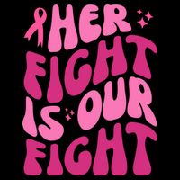 Her Fight Is Our Fight Breast Cancer Awareness Doggie Tank
