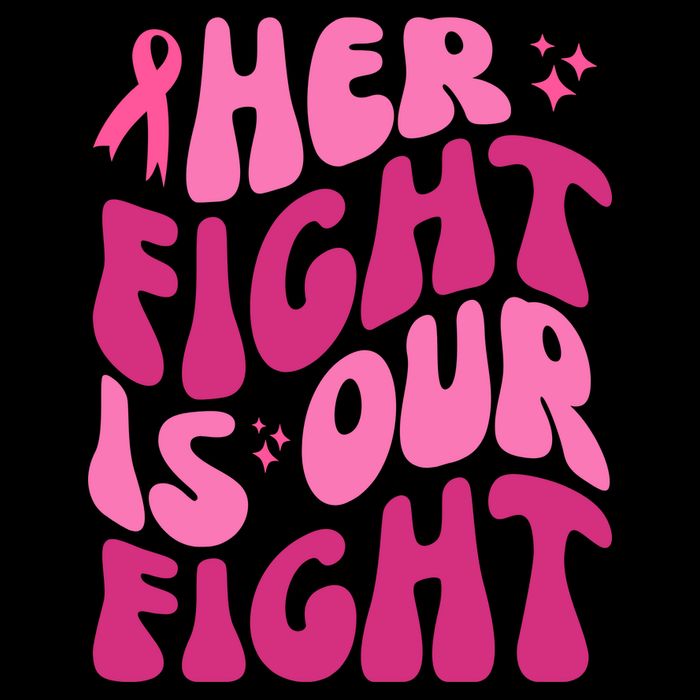 Her Fight Is Our Fight Breast Cancer Awareness Doggie Tank