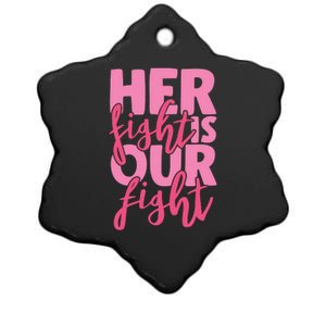 Her Fight Is Our Fight Ceramic Star Ornament