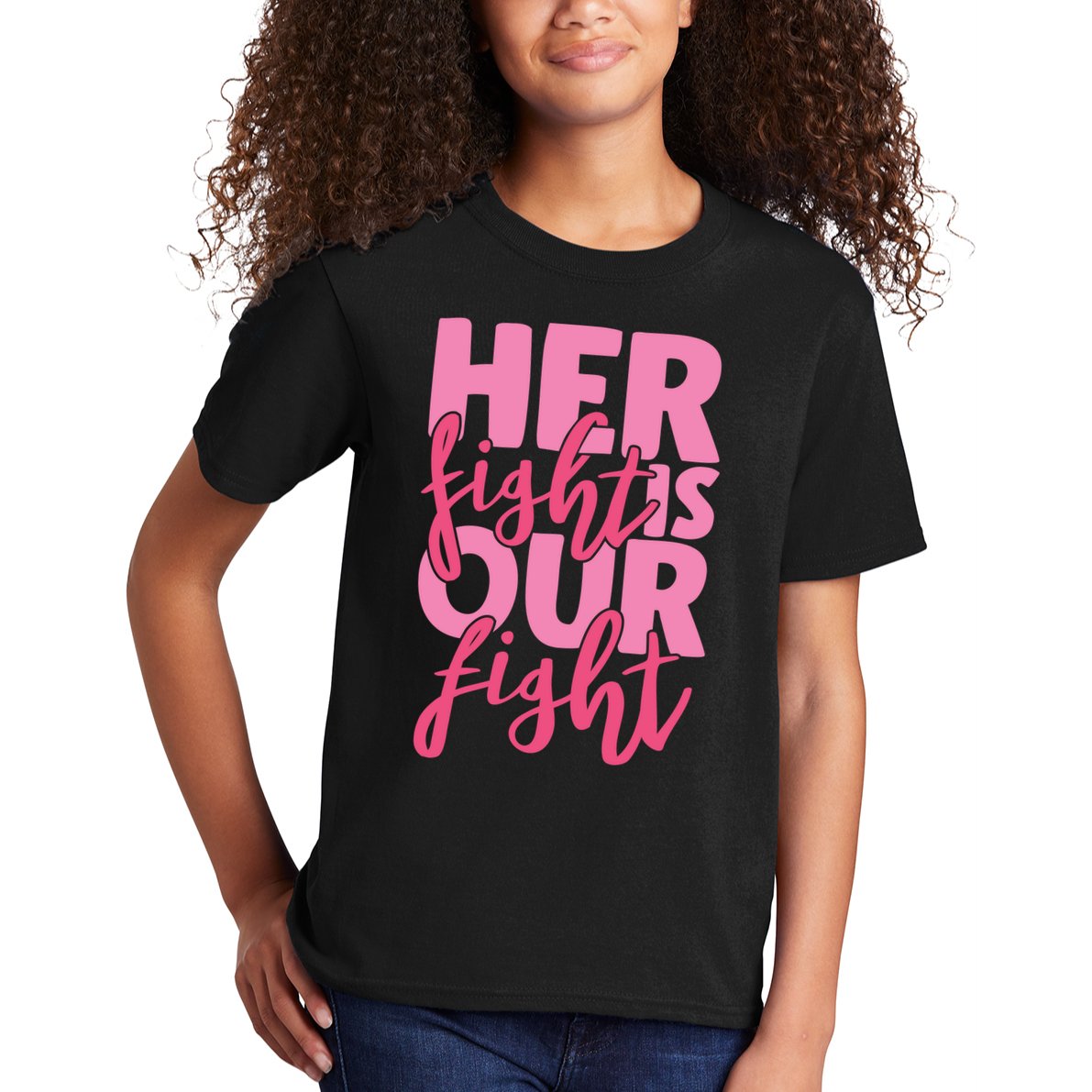 Her Fight Is Our Fight Kids T-Shirt