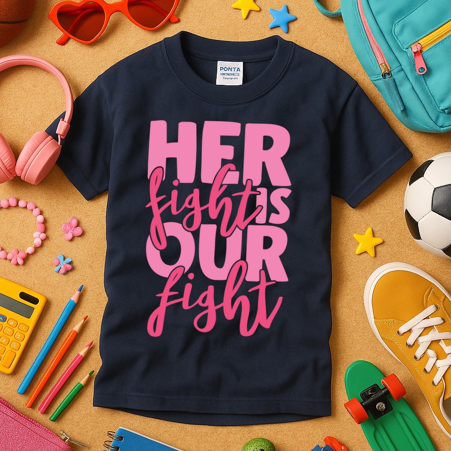 Her Fight Is Our Fight Kids T-Shirt