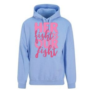 Her Fight Is Our Fight Unisex Surf Hoodie