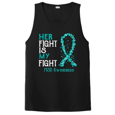 Her Fight Is My Fight Ptsd Awareness Funny Gift PosiCharge Competitor Tank