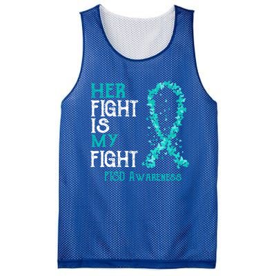 Her Fight Is My Fight Ptsd Awareness Funny Gift Mesh Reversible Basketball Jersey Tank