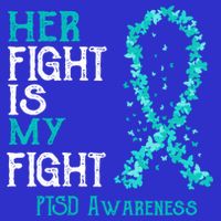 Her Fight Is My Fight Ptsd Awareness Funny Gift Baby Bodysuit