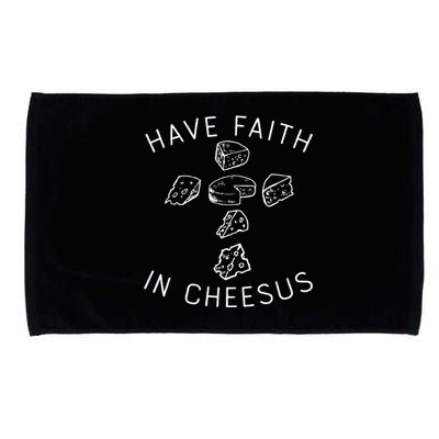 Have Faith In Cheesus Microfiber Hand Towel