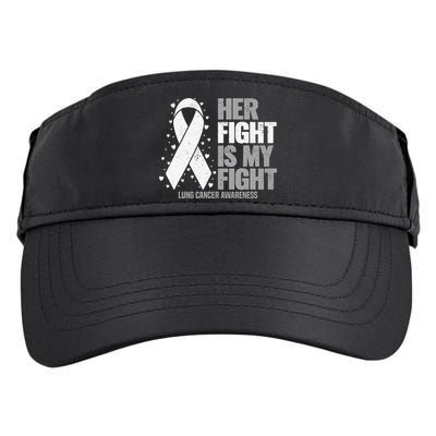 Her Fight is my Fight Lung Cancer Awareness Adult Drive Performance Visor