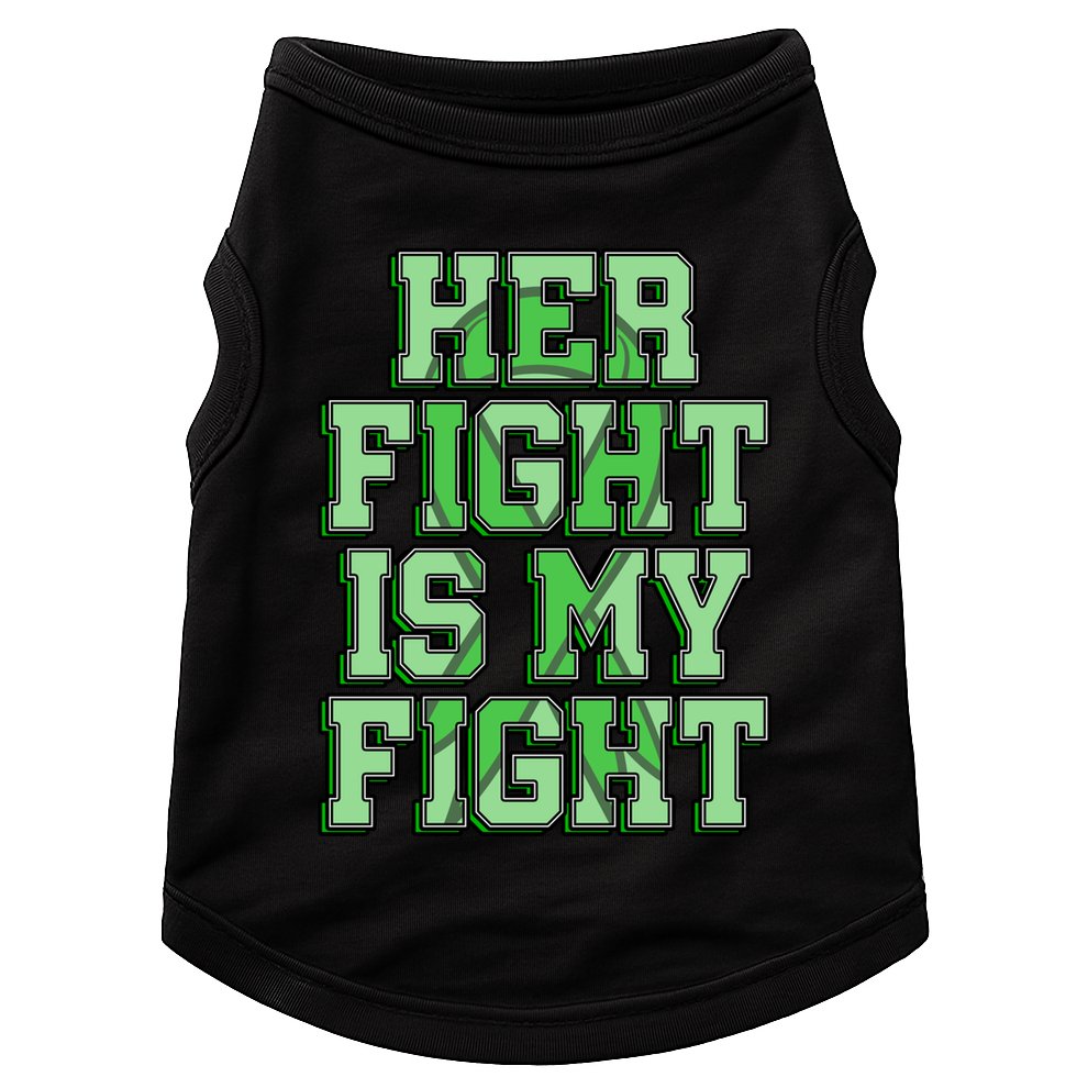 Her Fight Is My Fight Cerebral Palsy Awareness Disabled Gift Doggie Tank