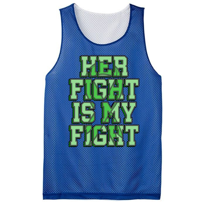 Her Fight Is My Fight Cerebral Palsy Awareness Disabled Gift Mesh Reversible Basketball Jersey Tank