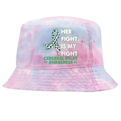 Her Fight Is My Fight Costume Cerebral Palsy Awareness Great Gift Tie-Dyed Bucket Hat