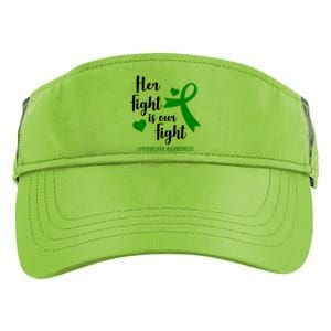 Her Fight Is Our Fight Lymphoma Awareness Adult Drive Performance Visor