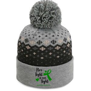 Her Fight Is Our Fight Lymphoma Awareness The Baniff Cuffed Pom Beanie